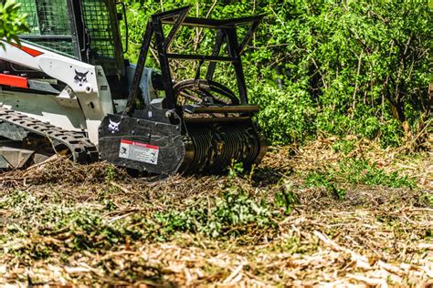 skid steer brush clearing attachments|brush hog attachment for bobcat.